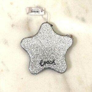 Coach silver star mirror